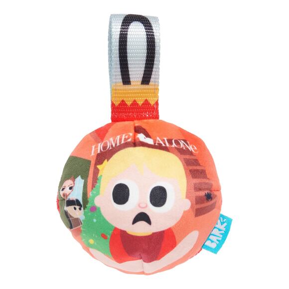 BARK Home Alone Kevin Chrismutts Ornament Tug Ball Dog‎ Toy Plush Squeak Crinkle - Picture 2 of 5